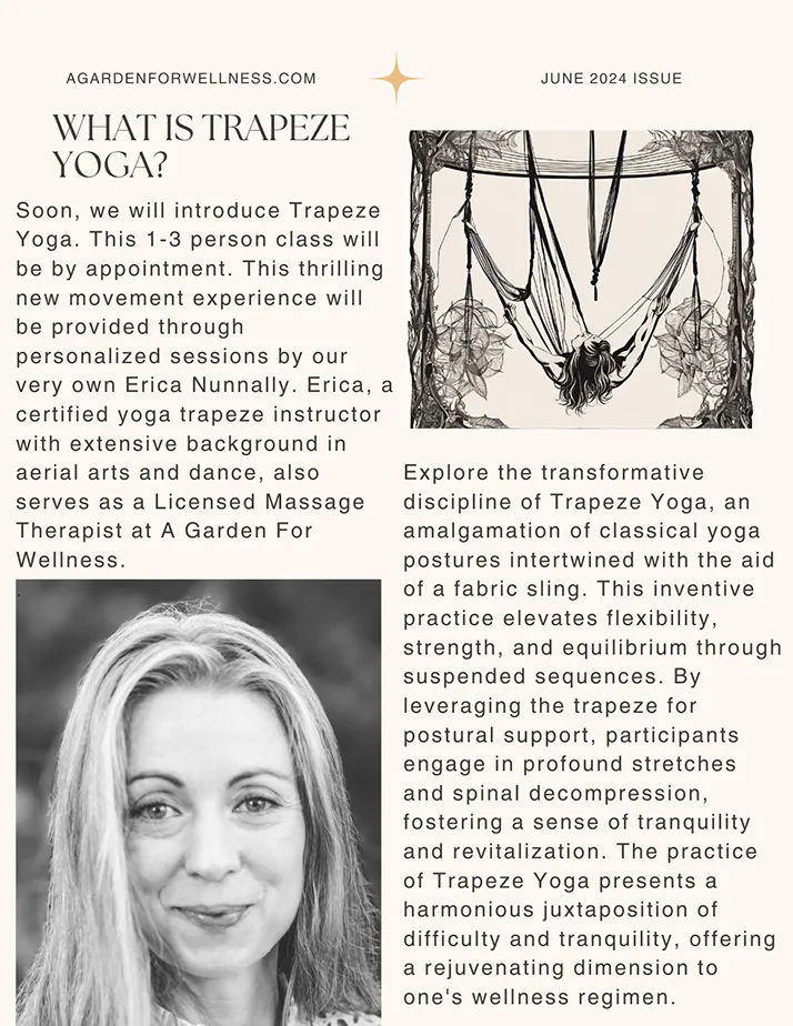 Chiropractic Clarkesville GA Newsletter Trapeze Yoga