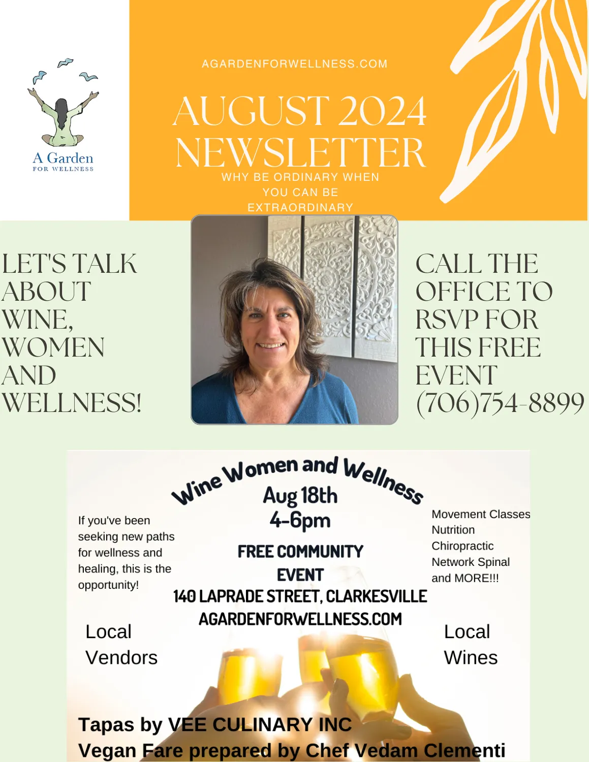 Chiropractor Clarkesville GA Deana Brooksher August 2024 Newsletter